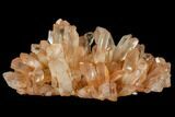 Tangerine Quartz Crystal Cluster - Madagascar #112811-4